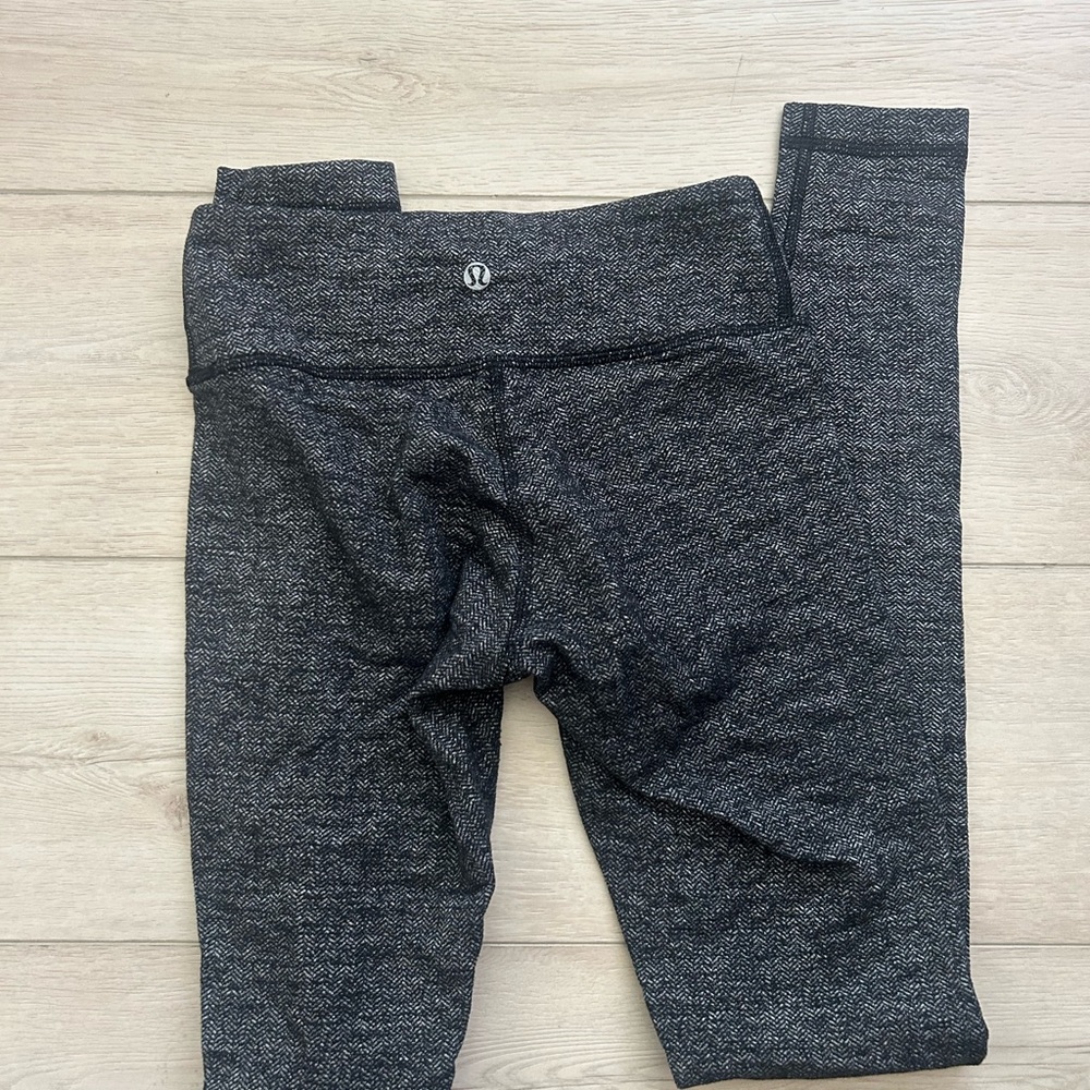 lululemon athletica Gray Heather High-Rise Leggings